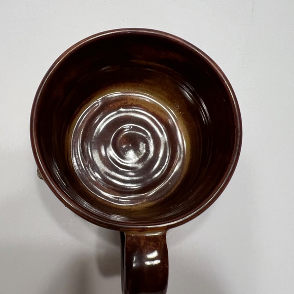 Vintage Mug LELAND SHAW STUDIO ART POTTERY 3D  Pottery signed lion - Picture 6 of 7